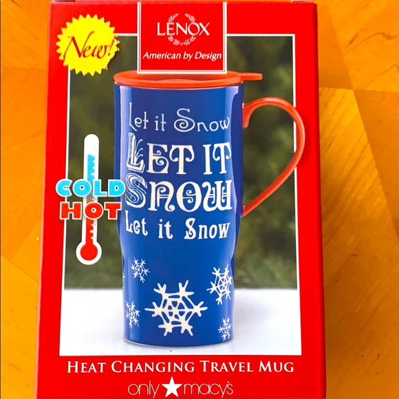 Lenox travel mug mint in box magic